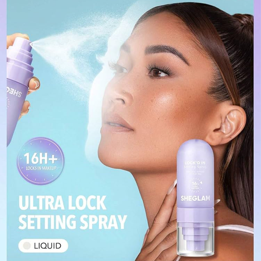 Sheglam Lock'd In Setting Spray Rose Cosmetics