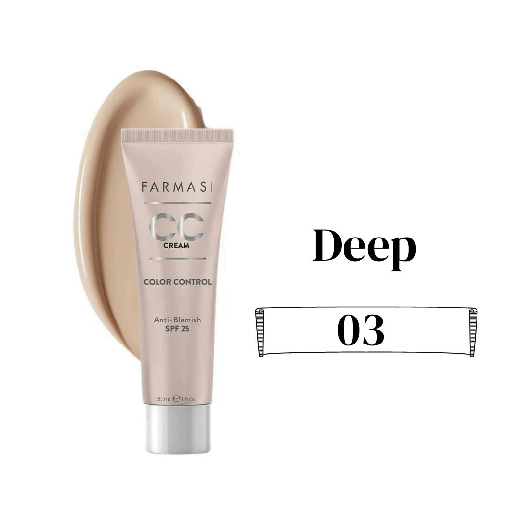 Farmasi CC Color Control Anti-Blemish SPF25 Rose Cosmetics