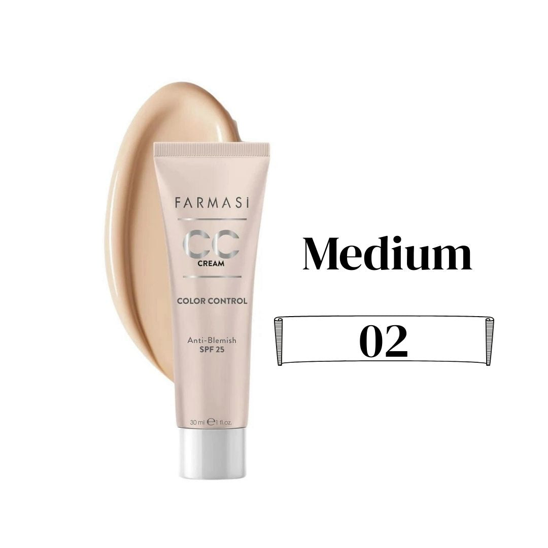 Farmasi CC Color Control Anti-Blemish SPF25 Rose Cosmetics
