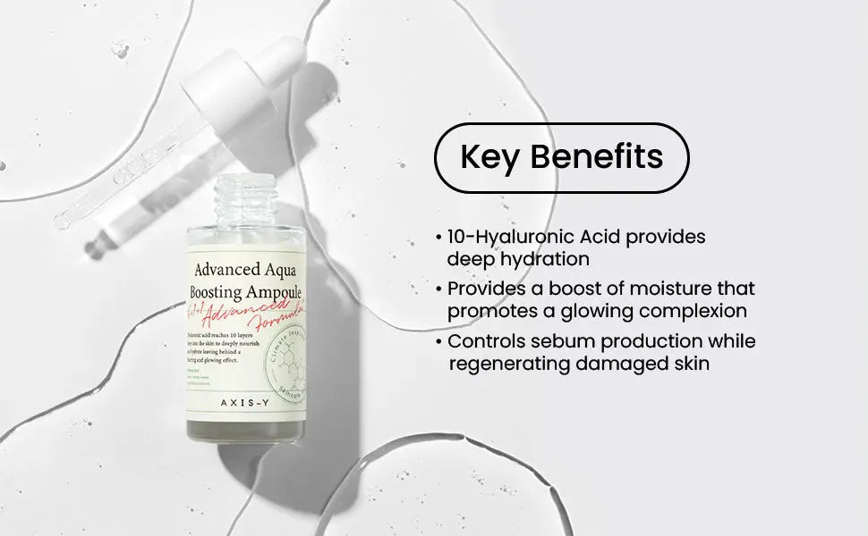 AXIS-Y Advanced Aqua Boosting Ampoule Rose Cosmetics