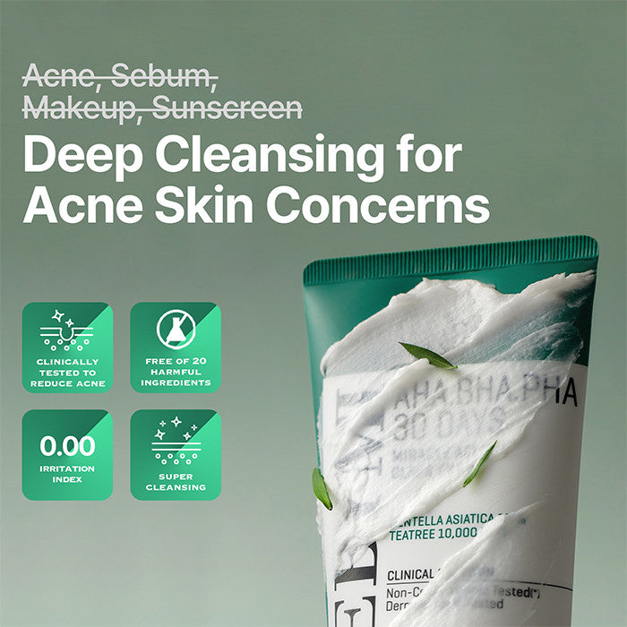 Some By Mi AHA BHA PHA 30 Days Miracle Acne Clear Foam Rose Cosmetics