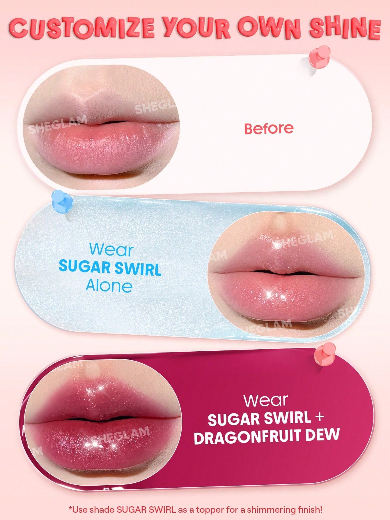 2 Pieces Hydra Jelly Pocket Lip Jam - Buy 1 Get 1 Free Rose Cosmetics