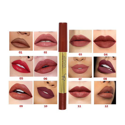 Golden rose lipstick _ 12 different colours Jasmine Beauty