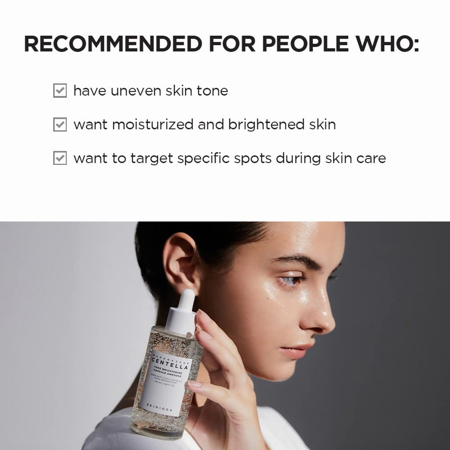Centella Tone Brightening Capsule Ampoule Rose Cosmetics