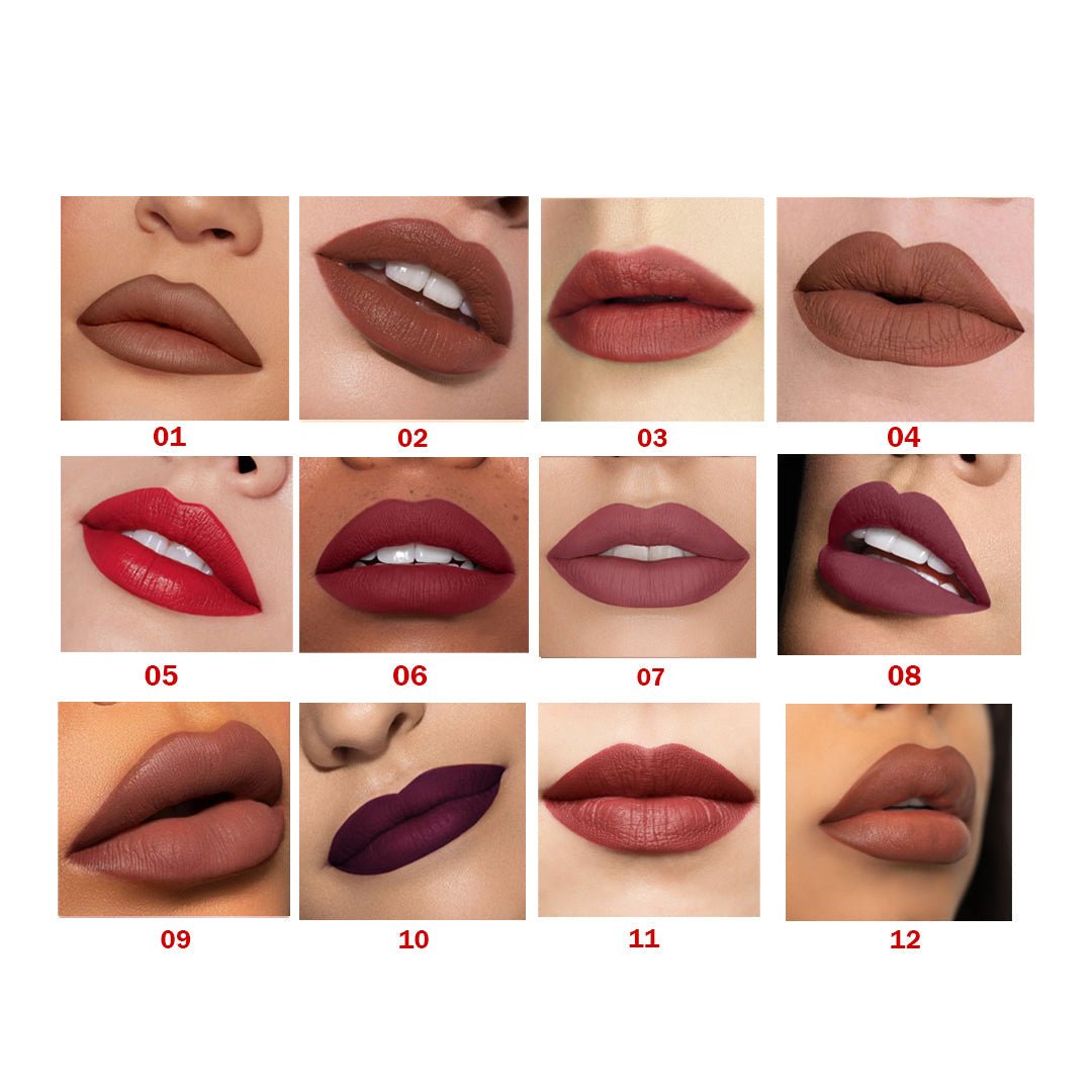 Golden rose lipstick _ 12 different colours Jasmine Beauty