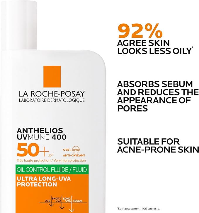 La Roche-Posay Anthelios Shaka UVMUNE Oil Control Fluid SPF50+ 50Ml - Rose Cosmetics