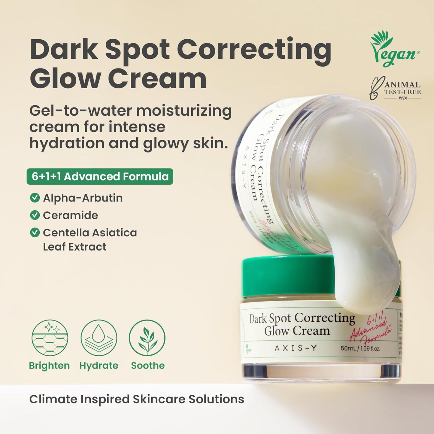 Dark spot correcting glow cream Rose Cosmetics