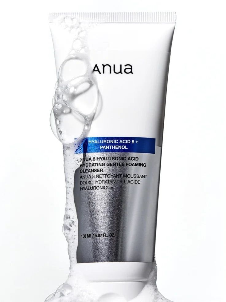 ANUA 8 Hyaluronic Acid Hydrating Gentle Foaming Cleanser Rose Cosmetics