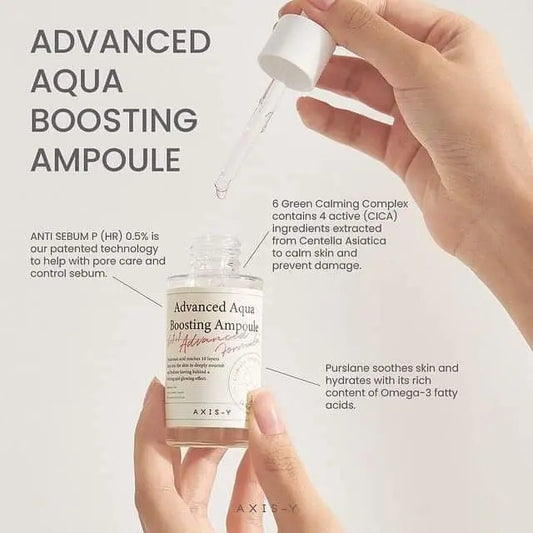 AXIS-Y Advanced Aqua Boosting Ampoule Rose Cosmetics
