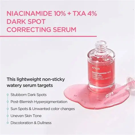 Anua, Niacinamide 10% + TXA 4% Dark Spot Correcting Serum Rose Cosmetics