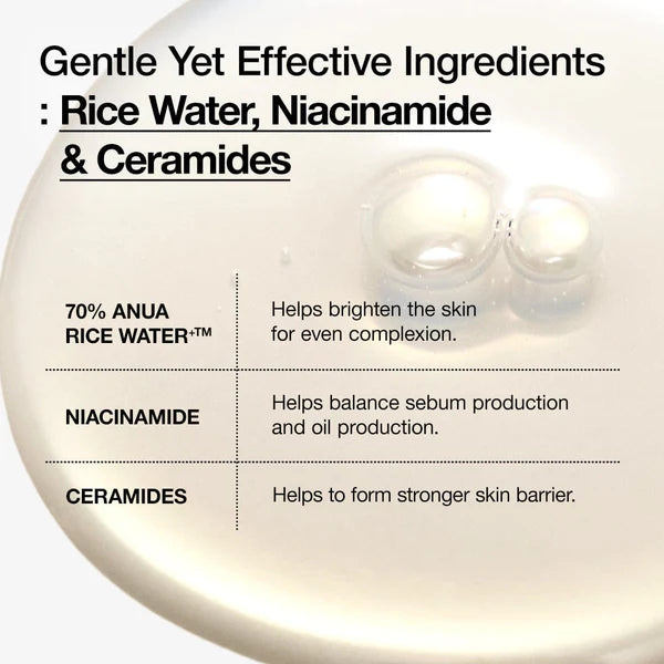 Rice 70 Glow Milky Toner Rose Cosmetics