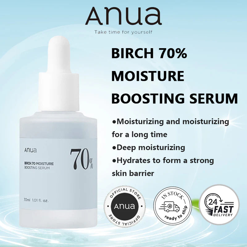 ANUA - BIRCH 70 MOISTURE BOOSTING SERUM - 30ml Rose Cosmetics
