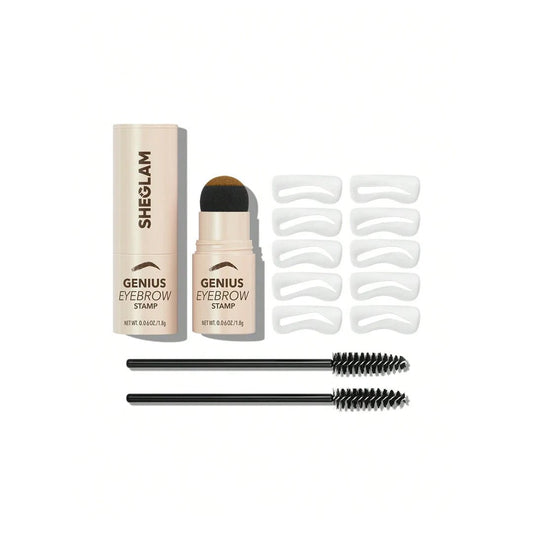 SHEGLAM Genius One Step Eyebrow Natural Eyebrow Stamp - Rose Cosmetics