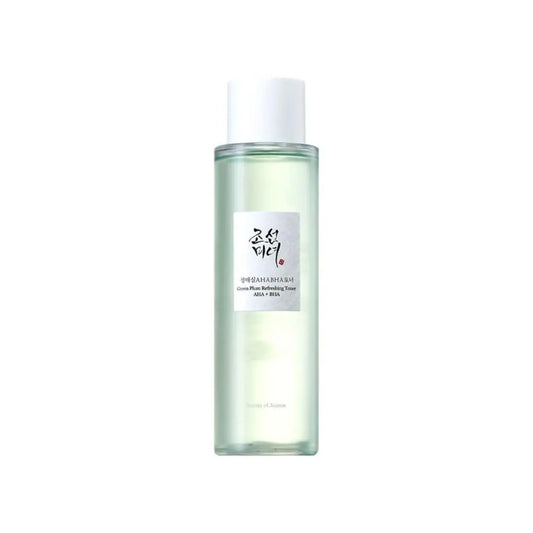 Green plum refreshing toner : AHA + BHA Rose Cosmetics