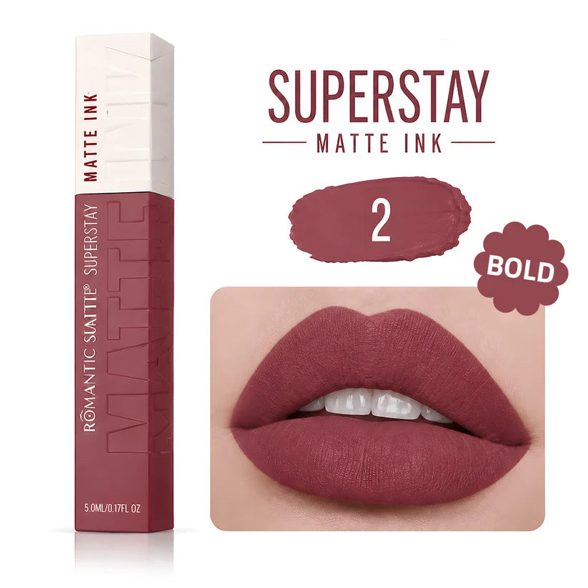 SuperStay Matte ink 2 pieces offer from Romantic Matte Rose Cosmetics