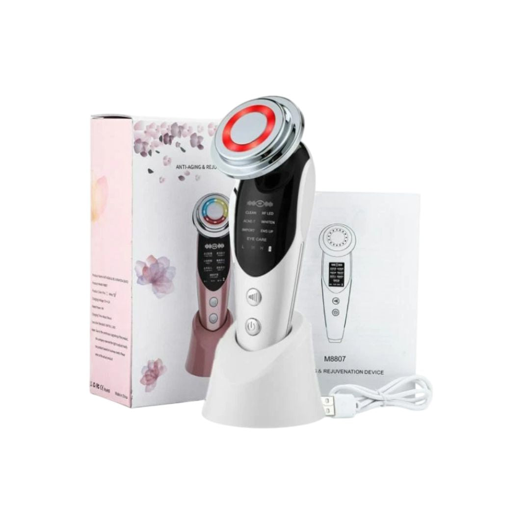 7 in 1 Face Lift Device -  Cleansing Rejuvenation Rose Cosmetics