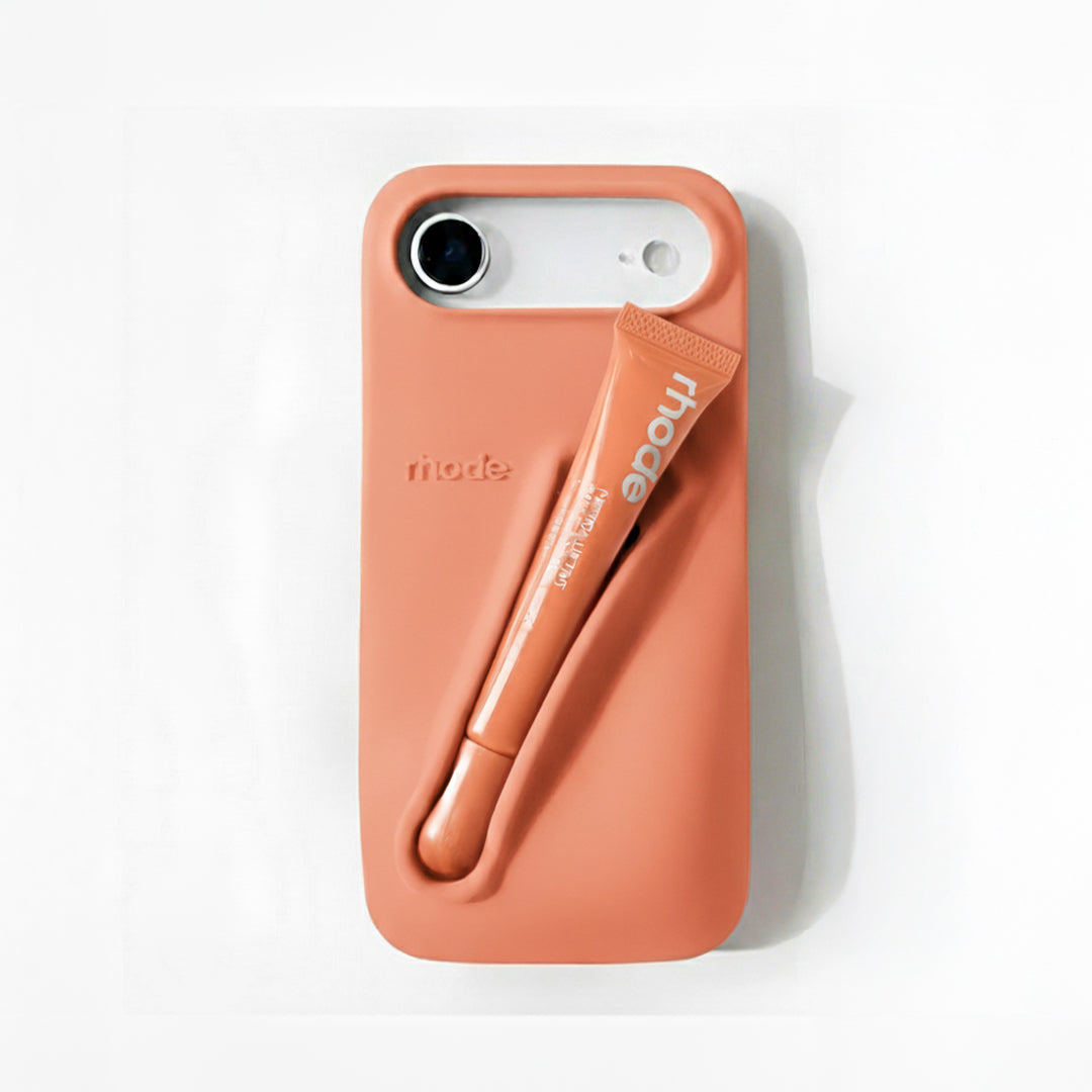 Rhode lip gloss + IPH 17 AIR Case Rose Cosmetics