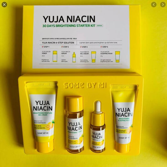 SOME BY MI - Yuja Niacin 30 Days Brightening Starter Kit 4 pcs Rose Cosmetics