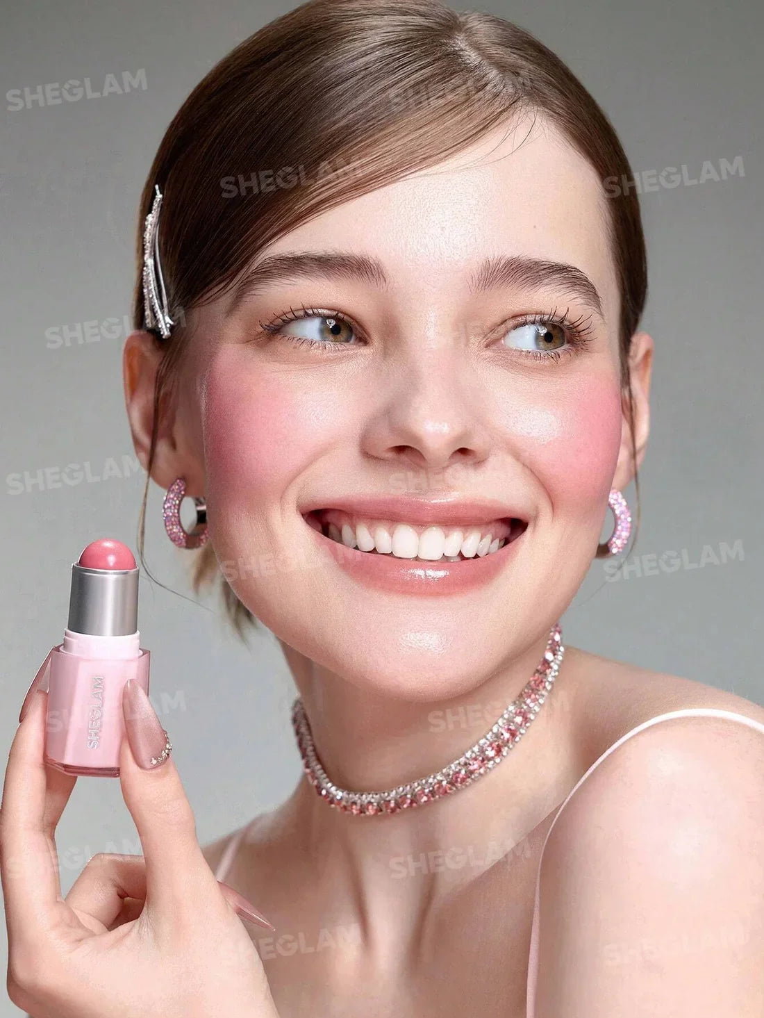 Everyday Makeup Trio – 50% OFF | SHEGLAM Blush + Maybelline Teddy Tint + Cybele 3D Mascara Glamora