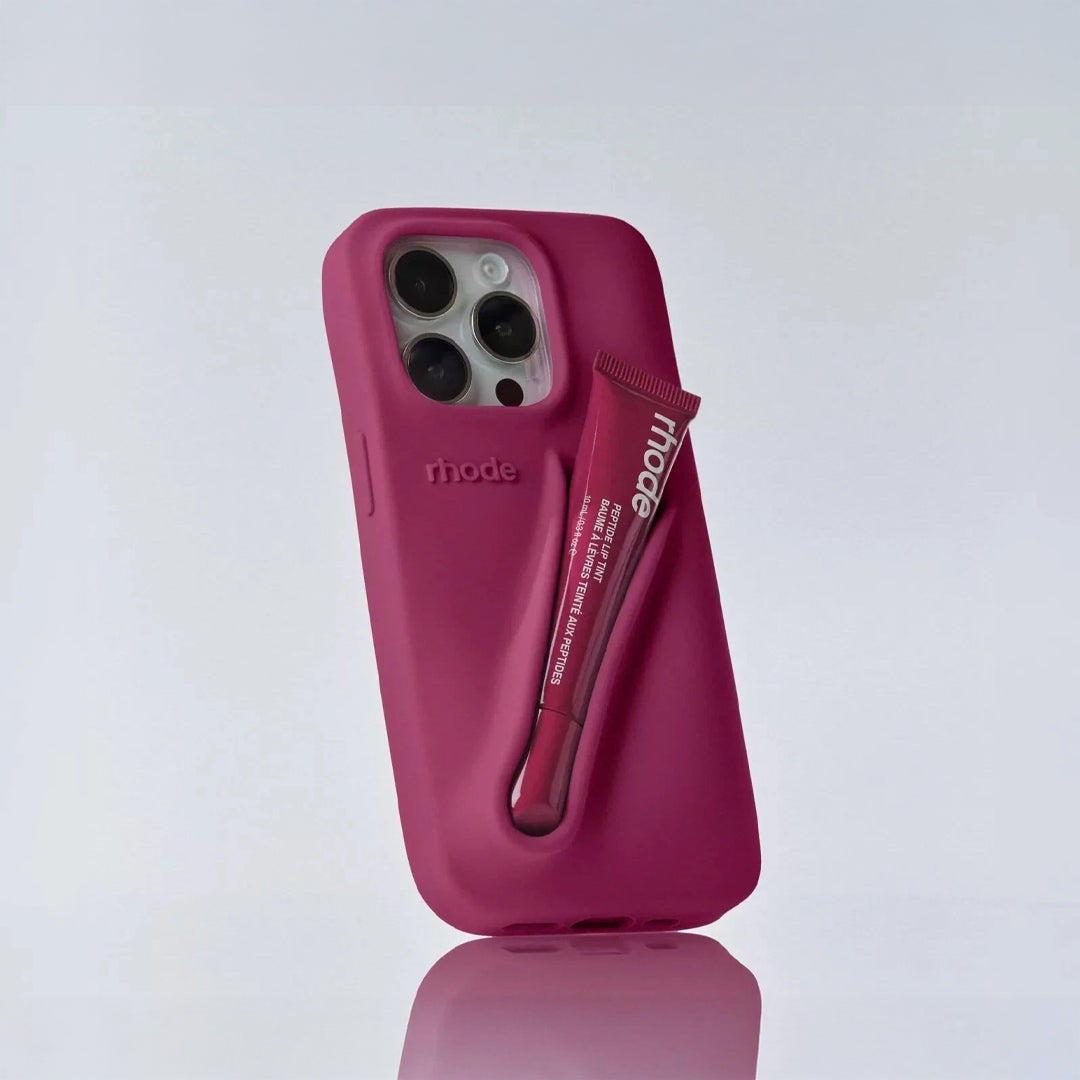 Rhode lip gloss + IPH 14 PRO MAX Case Rose Cosmetics