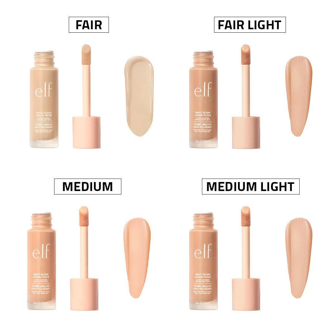 elf Halo Glow liquid filter Rose Cosmetics