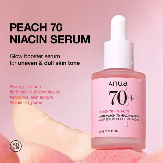 Anua - Peach 70 Niacin Serum Rose Cosmetics
