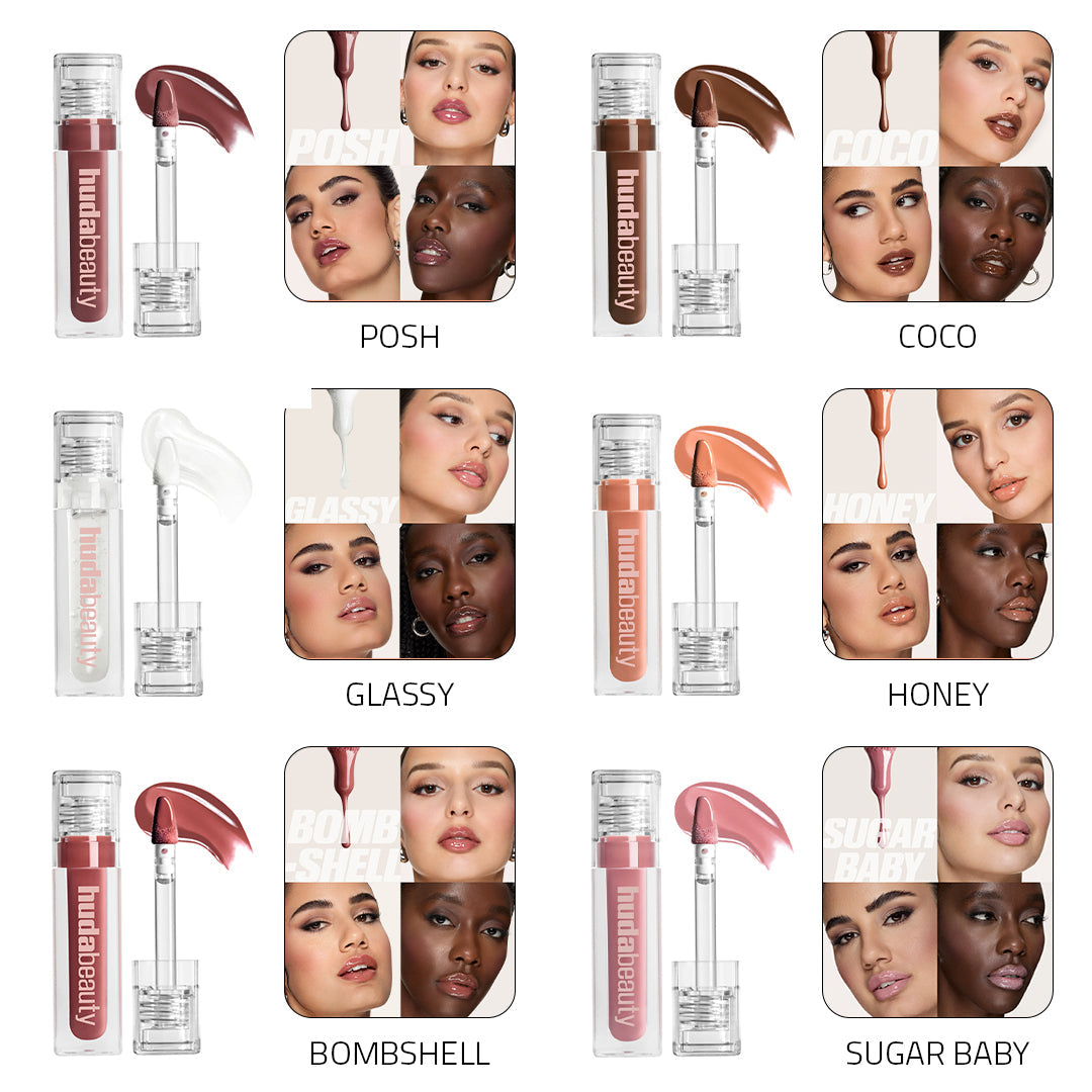 Huda Beauty Mascara, Blush & Lipgloss Trio – 50% OFF Rouge