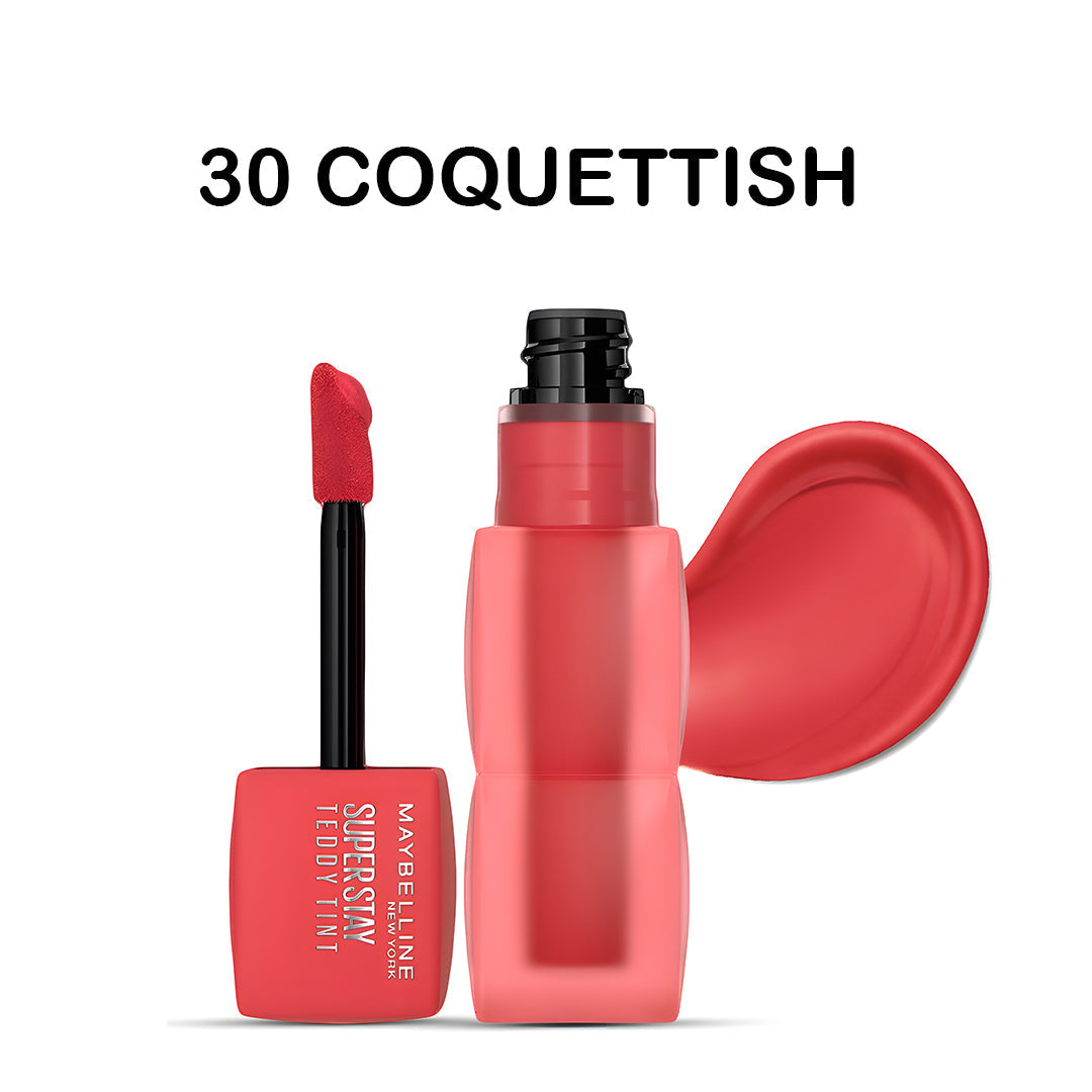 Maybelline Super Stay Teddy Tint – Soft Matte Lip Tint | Buy 1 Get 1 Free Maybelline