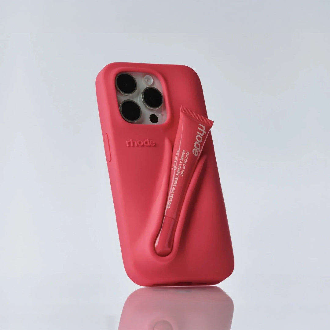 Rhode lip gloss + IPH 15 PRO MAX Case Rose Cosmetics