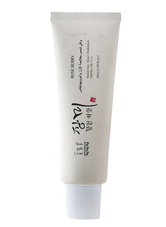 ROSE BERRY Relief Sun : Rice+Probiotics Spf50+ Pa++++ Rose Cosmetics
