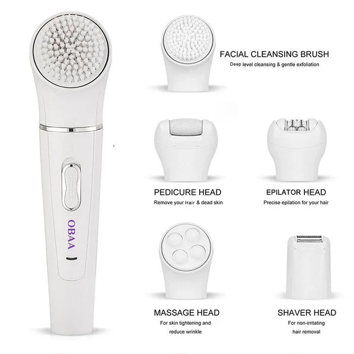 DSP Professional 5-in-1 personal care brush Rose Cosmetics