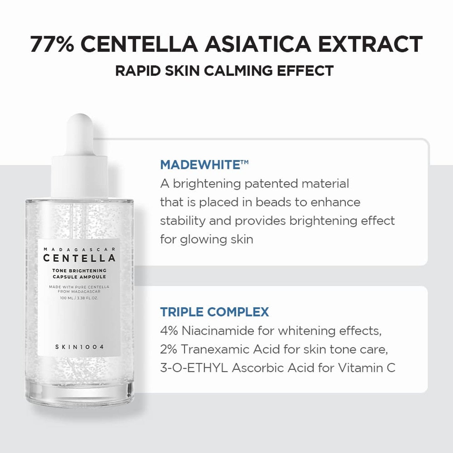 Centella Tone Brightening Capsule Ampoule Rose Cosmetics