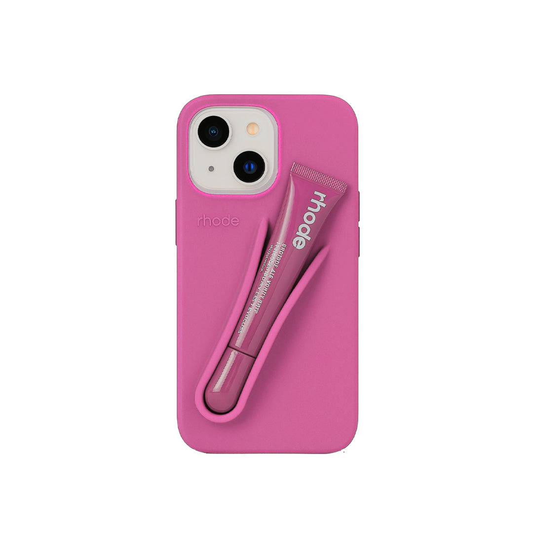 Rhode lip gloss + IPH 13 Case Rose Cosmetics