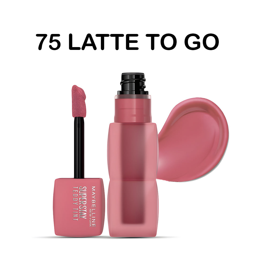 Maybelline Super Stay Teddy Tint – Soft Matte Lip Tint | Buy 1 Get 1 Free Maybelline