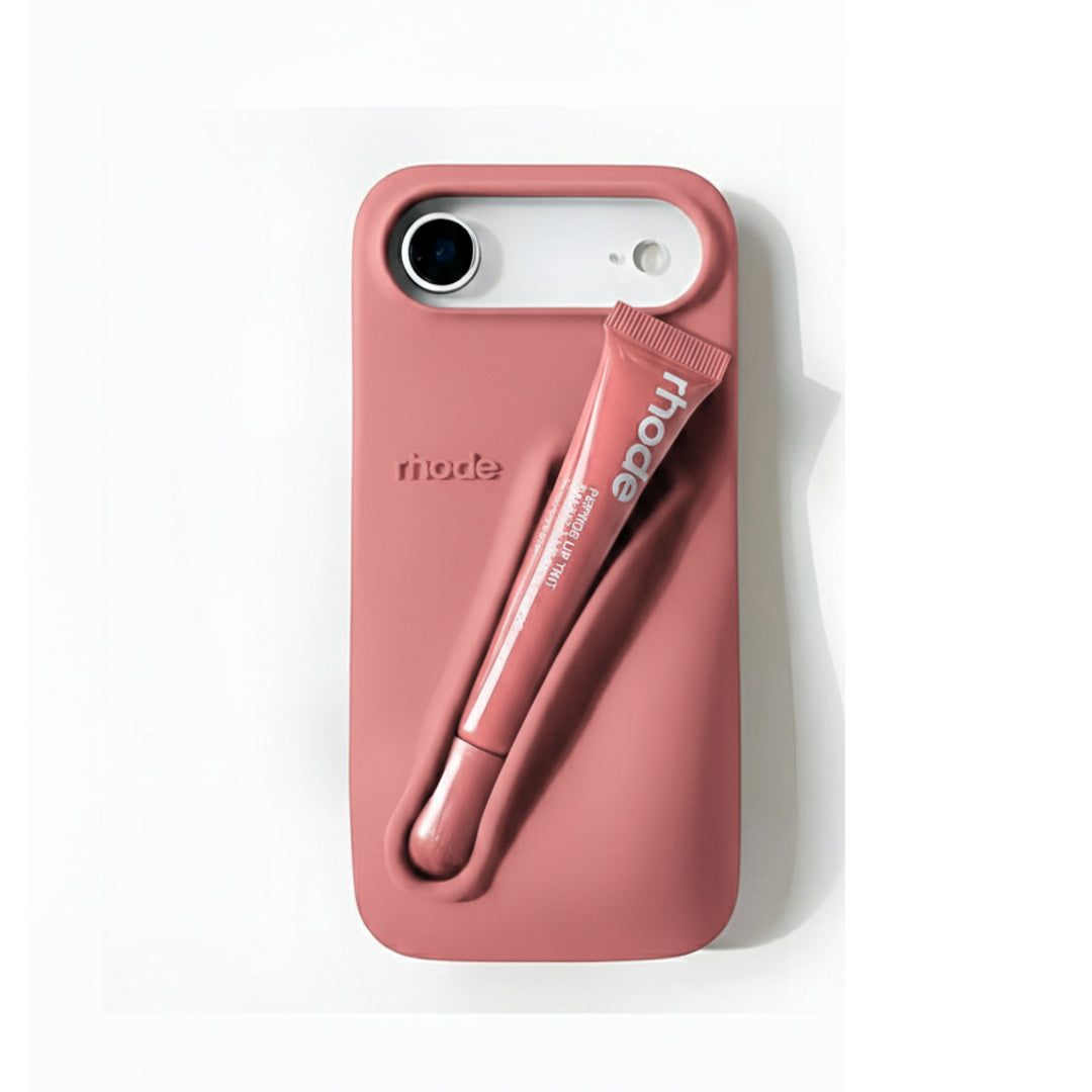 Rhode lip gloss + IPH 17 AIR Case Rose Cosmetics