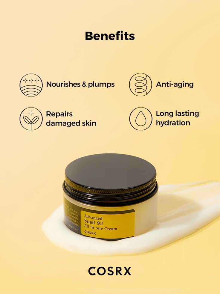 COSRX Advanced Snail Duo – Snail 96 Mucin Power Essence 100ml + Snail 92 All In One Cream 100g | 40% OFF Glamora