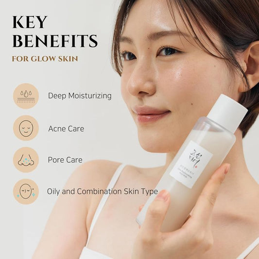 Glow replenishing rice milk Rose Cosmetics