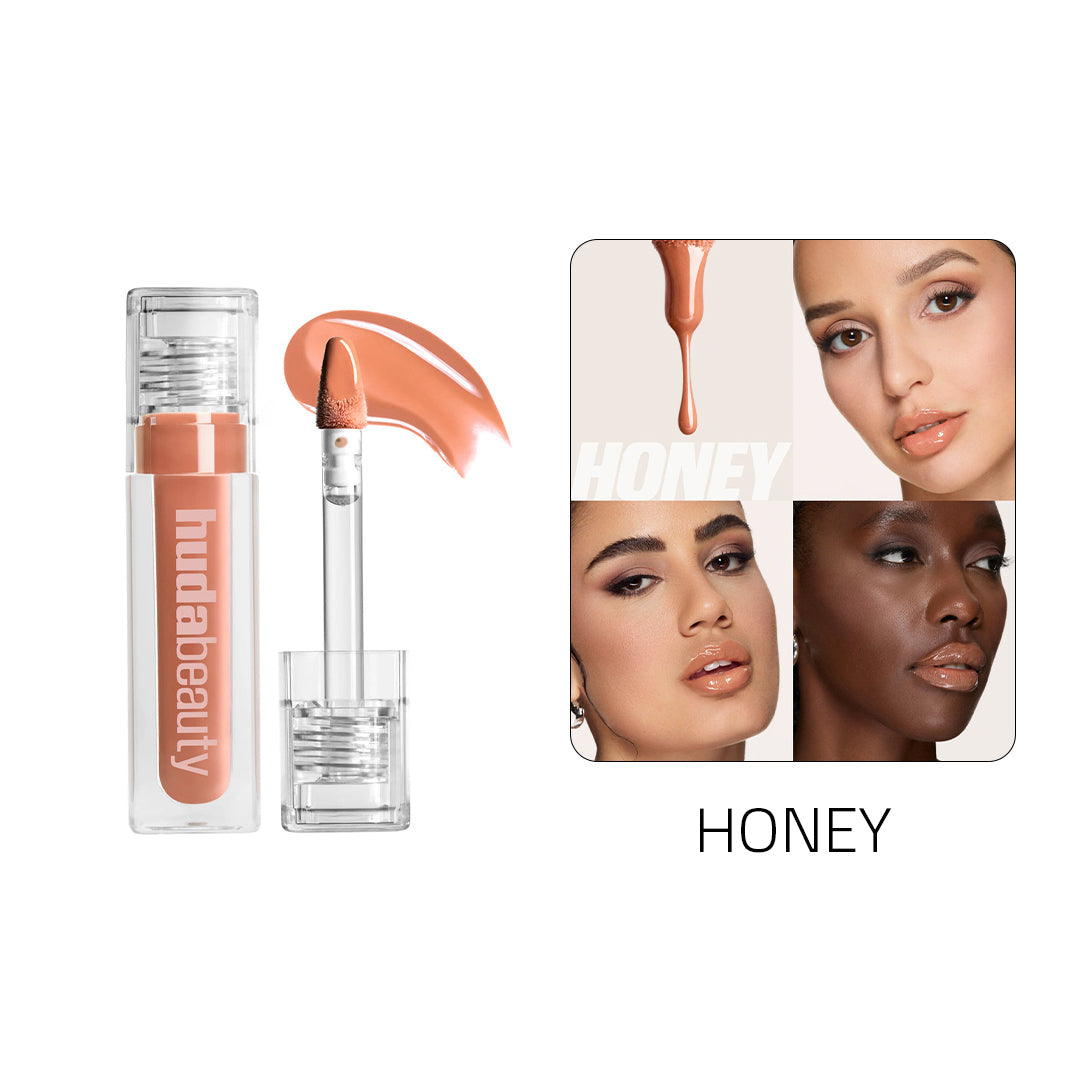 Huda Beauty Mascara, Blush & Lipgloss Trio – 50% OFF Rouge