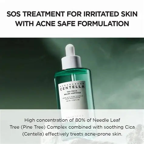 Madagascar Centella Tea-Trica Relief Ampoule 100ml Rose Cosmetics