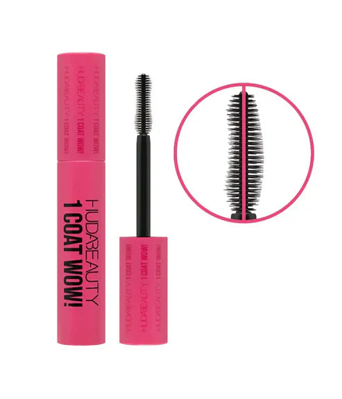 HUDA BEAUTY Mascara 1 COAT WOW! "70% OFF" Rouge