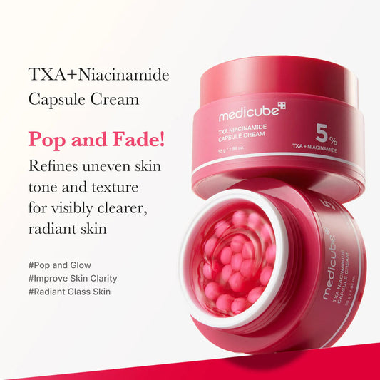 Medicube TXA Niacinamide Capsule Cream Rose Cosmetics