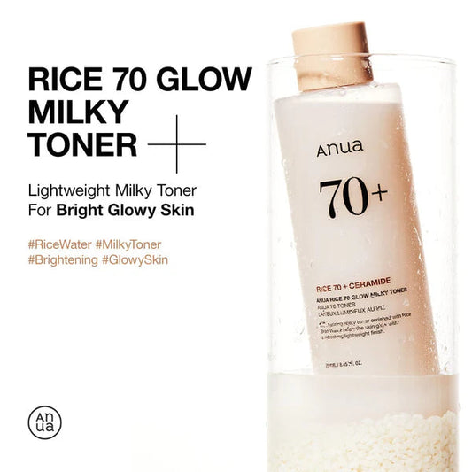 Rice 70 Glow Milky Toner Rose Cosmetics