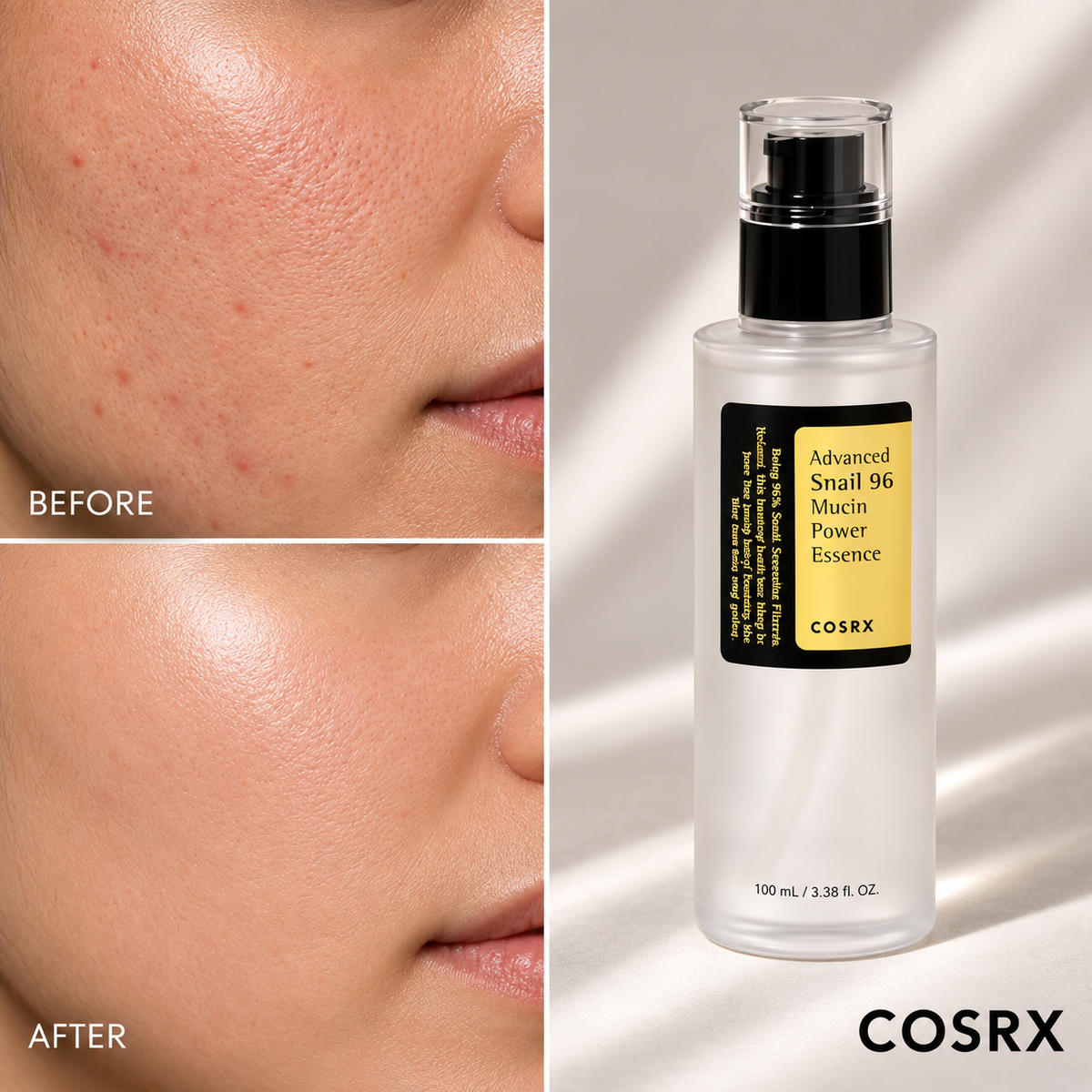COSRX Advanced Snail Duo – Snail 96 Mucin Power Essence 100ml + Snail 92 All In One Cream 100g | 40% OFF Glamora