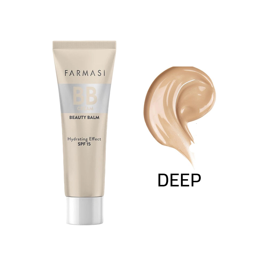 Farmasi BB Cream Beauty Balm Hydrating Effect SPF15 Rose Cosmetics
