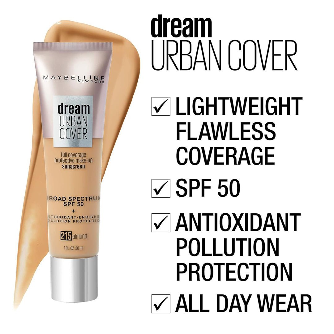 MAYBELLINE NEW YORK Dream Urban  Full Coverage Foundation Jasmine Beauty