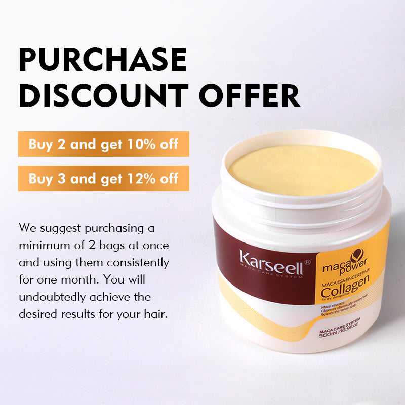 Maca Power Karseell Collagen Hair Mask Rose Cosmetics