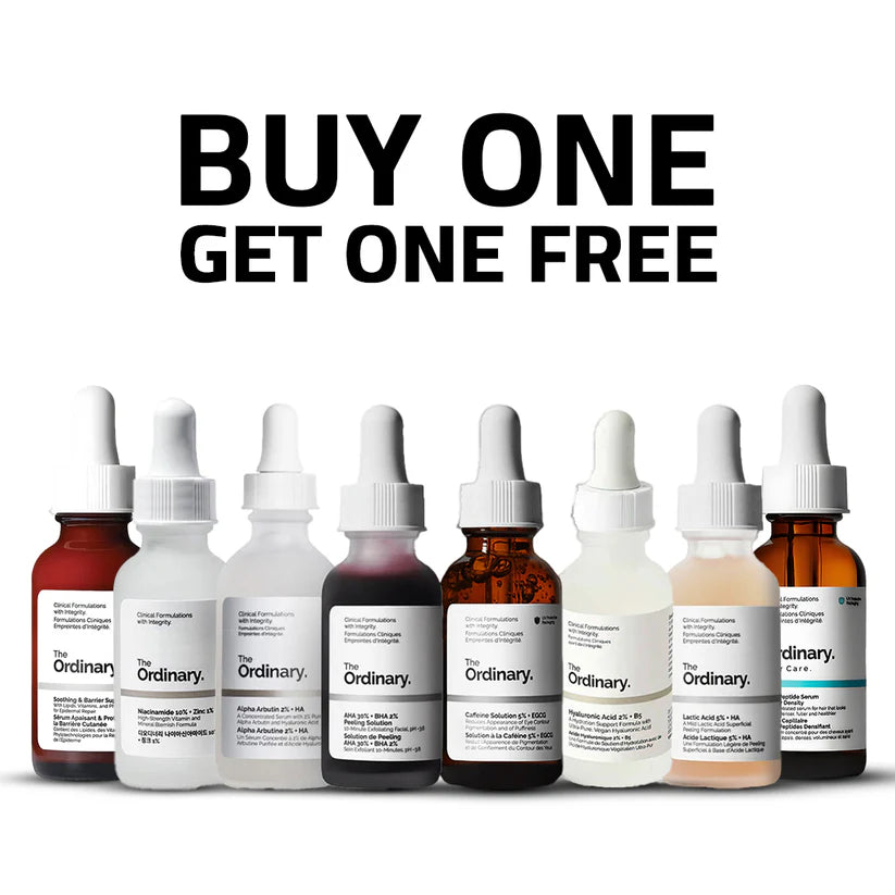 The Ordinary ( Buy 1 Get 1 Free ) Offer