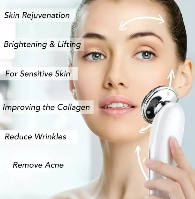 7 in 1 Face Lift Device -  Cleansing Rejuvenation Rose Cosmetics
