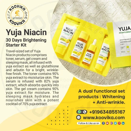 SOME BY MI - Yuja Niacin 30 Days Brightening Starter Kit 4 pcs Rose Cosmetics